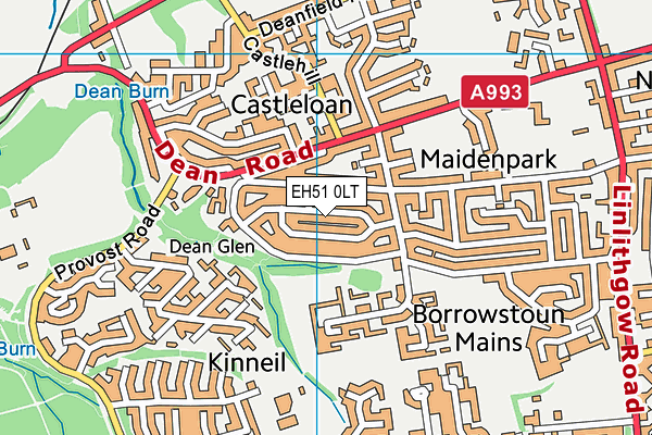 EH51 0LT map - OS VectorMap District (Ordnance Survey) EH51 0LT map - OS VectorMap District (Ordnance Survey)