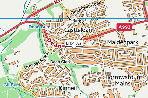EH51 0LY map - OS VectorMap District (Ordnance Survey) EH51 0LY map - OS VectorMap District (Ordnance Survey)