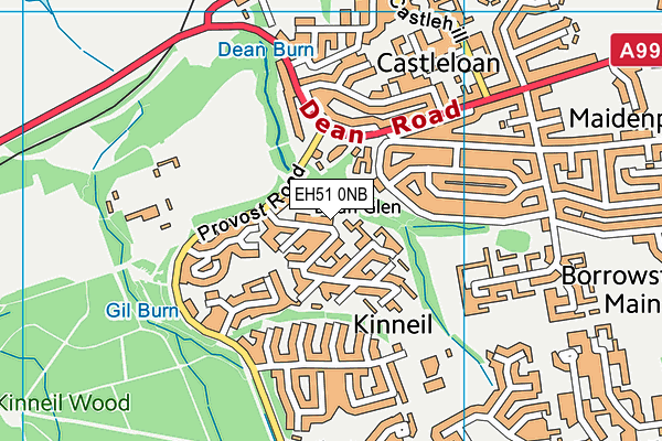 EH51 0NB map - OS VectorMap District (Ordnance Survey) EH51 0NB map - OS VectorMap District (Ordnance Survey)
