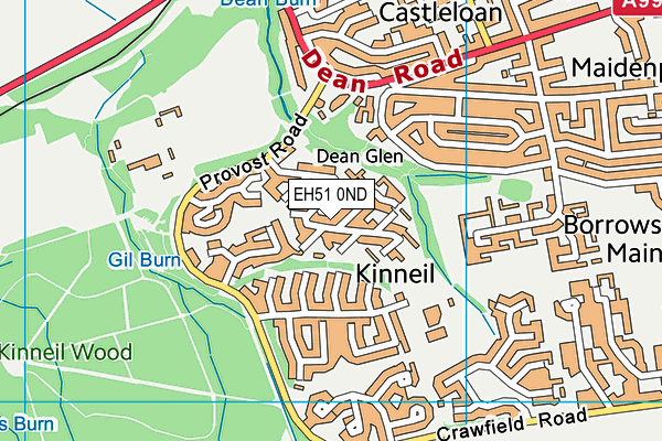 EH51 0ND map - OS VectorMap District (Ordnance Survey) EH51 0ND map - OS VectorMap District (Ordnance Survey)