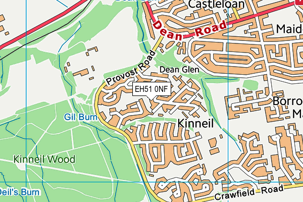EH51 0NF map - OS VectorMap District (Ordnance Survey) EH51 0NF map - OS VectorMap District (Ordnance Survey)