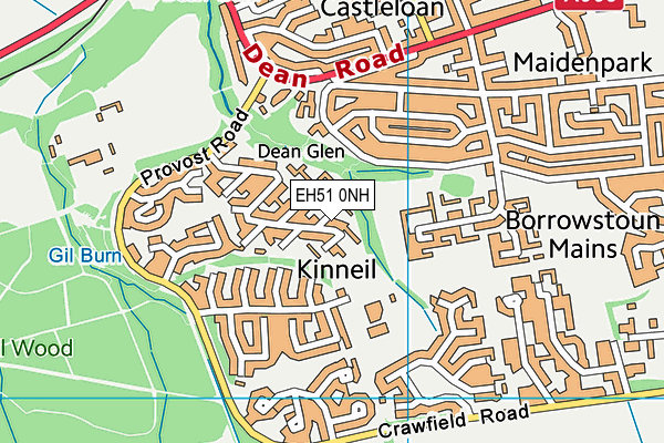 EH51 0NH map - OS VectorMap District (Ordnance Survey) EH51 0NH map - OS VectorMap District (Ordnance Survey)
