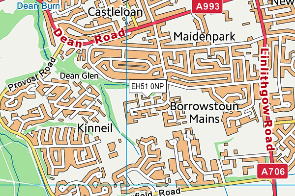 EH51 0NP map - OS VectorMap District (Ordnance Survey) EH51 0NP map - OS VectorMap District (Ordnance Survey)