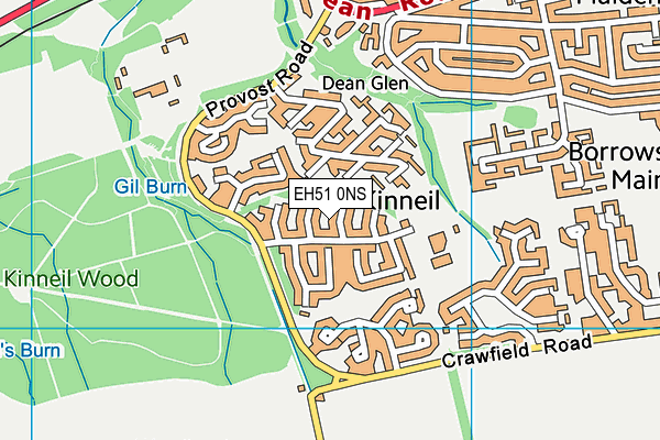 EH51 0NS map - OS VectorMap District (Ordnance Survey) EH51 0NS map - OS VectorMap District (Ordnance Survey)