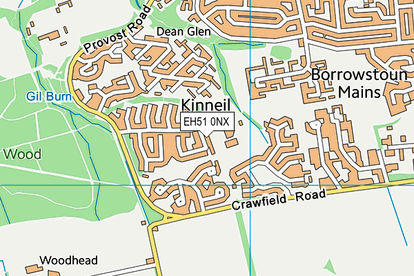 EH51 0NX map - OS VectorMap District (Ordnance Survey) EH51 0NX map - OS VectorMap District (Ordnance Survey)