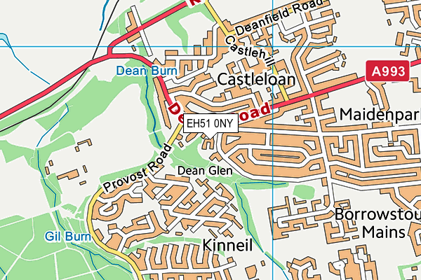 EH51 0NY map - OS VectorMap District (Ordnance Survey) EH51 0NY map - OS VectorMap District (Ordnance Survey)