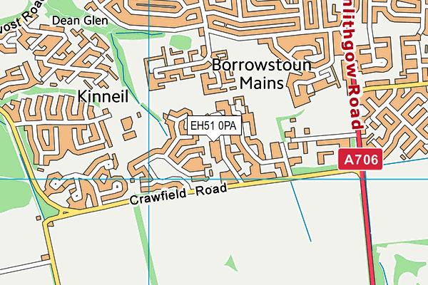 EH51 0PA map - OS VectorMap District (Ordnance Survey) EH51 0PA map - OS VectorMap District (Ordnance Survey)