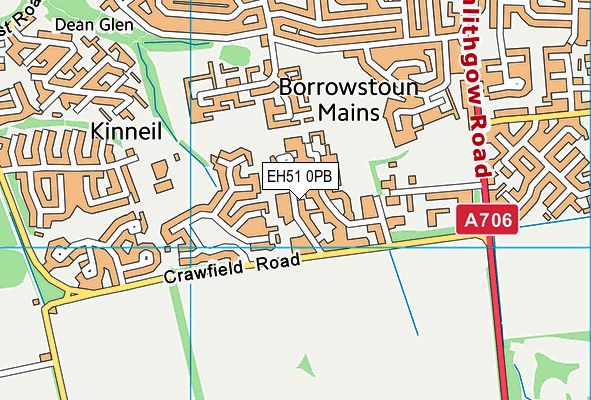 EH51 0PB map - OS VectorMap District (Ordnance Survey) EH51 0PB map - OS VectorMap District (Ordnance Survey)