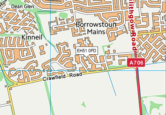 EH51 0PD map - OS VectorMap District (Ordnance Survey) EH51 0PD map - OS VectorMap District (Ordnance Survey)