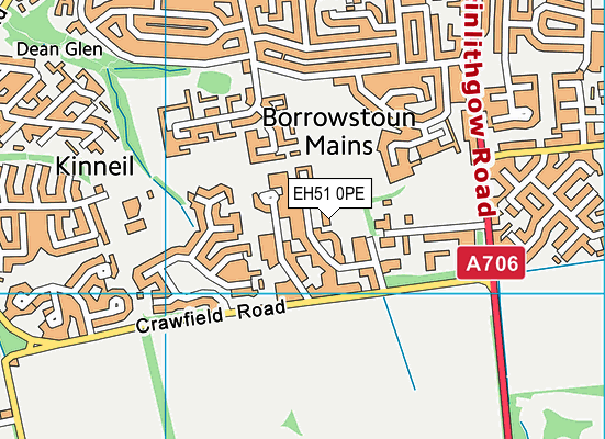 EH51 0PE map - OS VectorMap District (Ordnance Survey) EH51 0PE map - OS VectorMap District (Ordnance Survey)