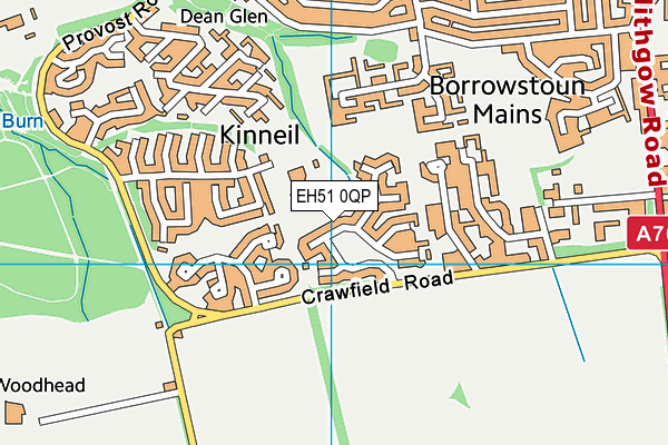 EH51 0QP map - OS VectorMap District (Ordnance Survey) EH51 0QP map - OS VectorMap District (Ordnance Survey)
