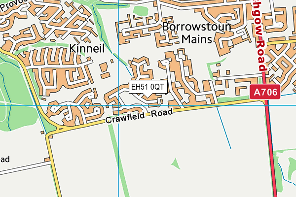 EH51 0QT map - OS VectorMap District (Ordnance Survey)