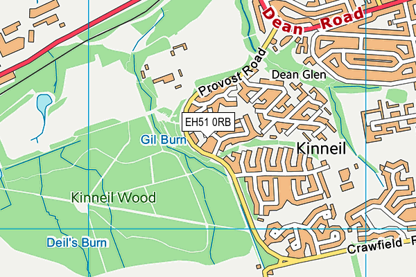 EH51 0RB map - OS VectorMap District (Ordnance Survey) EH51 0RB map - OS VectorMap District (Ordnance Survey)