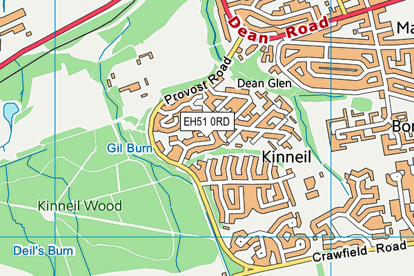EH51 0RD map - OS VectorMap District (Ordnance Survey) EH51 0RD map - OS VectorMap District (Ordnance Survey)