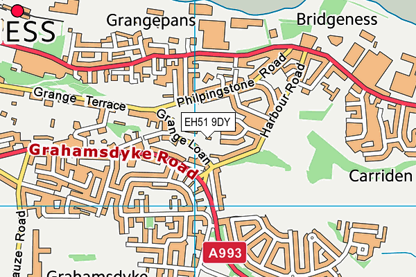 EH51 9DY map - OS VectorMap District (Ordnance Survey) EH51 9DY map - OS VectorMap District (Ordnance Survey)