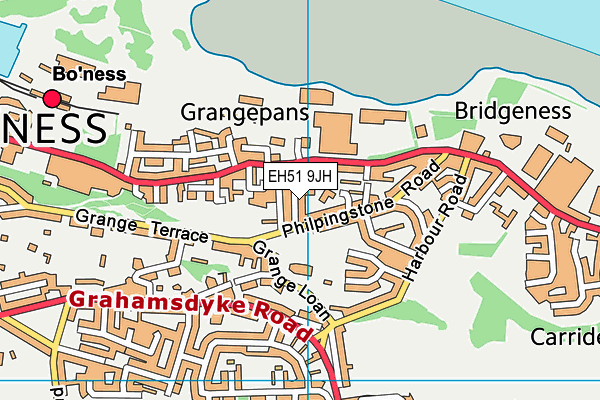 EH51 9JH map - OS VectorMap District (Ordnance Survey) EH51 9JH map - OS VectorMap District (Ordnance Survey)