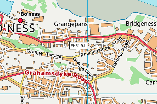 EH51 9JJ map - OS VectorMap District (Ordnance Survey) EH51 9JJ map - OS VectorMap District (Ordnance Survey)