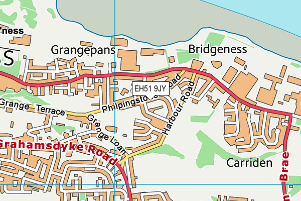 EH51 9JY map - OS VectorMap District (Ordnance Survey) EH51 9JY map - OS VectorMap District (Ordnance Survey)