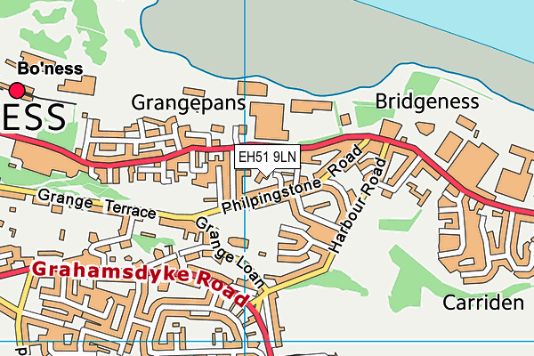 EH51 9LN map - OS VectorMap District (Ordnance Survey) EH51 9LN map - OS VectorMap District (Ordnance Survey)
