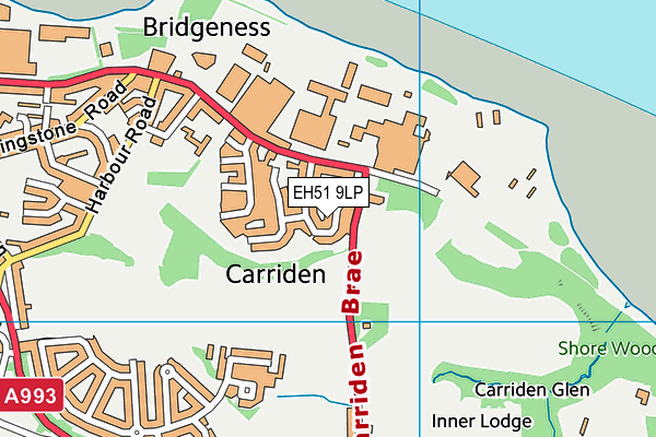 EH51 9LP map - OS VectorMap District (Ordnance Survey) EH51 9LP map - OS VectorMap District (Ordnance Survey)