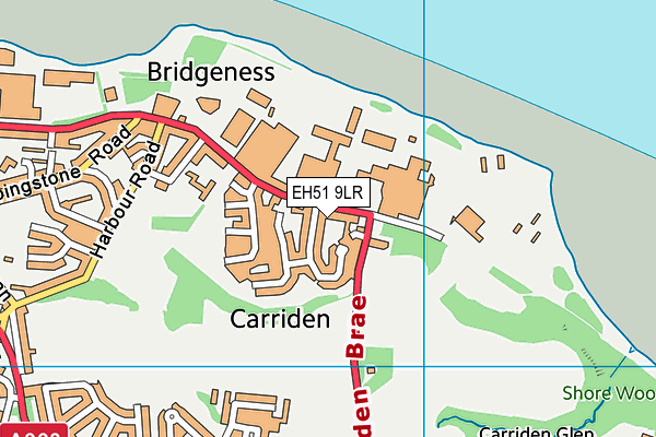 EH51 9LR map - OS VectorMap District (Ordnance Survey) EH51 9LR map - OS VectorMap District (Ordnance Survey)