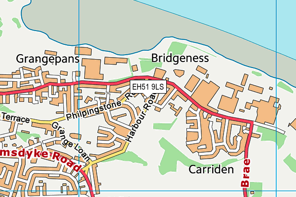 EH51 9LS map - OS VectorMap District (Ordnance Survey) EH51 9LS map - OS VectorMap District (Ordnance Survey)