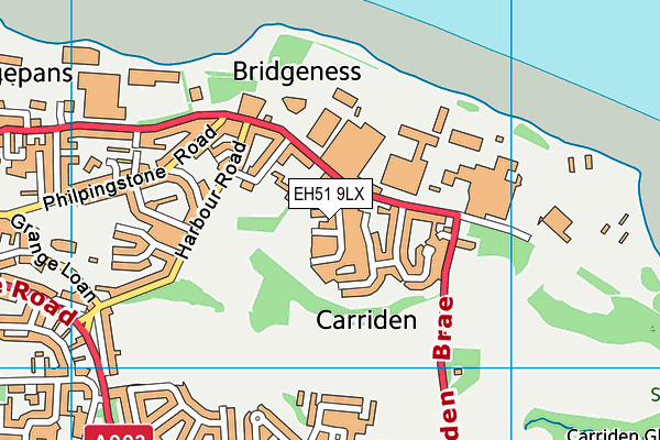 EH51 9LX map - OS VectorMap District (Ordnance Survey) EH51 9LX map - OS VectorMap District (Ordnance Survey)