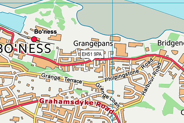 EH51 9PA map - OS VectorMap District (Ordnance Survey) EH51 9PA map - OS VectorMap District (Ordnance Survey)