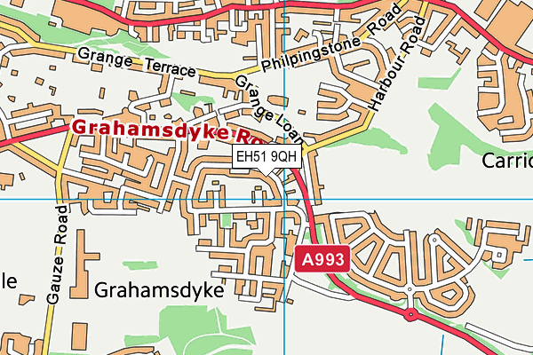 EH51 9QH map - OS VectorMap District (Ordnance Survey) EH51 9QH map - OS VectorMap District (Ordnance Survey)