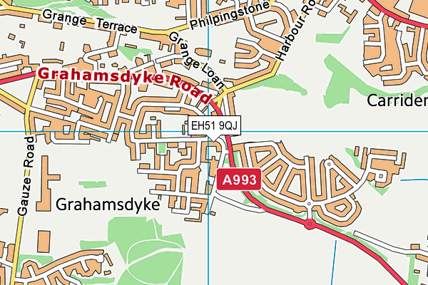EH51 9QJ map - OS VectorMap District (Ordnance Survey) EH51 9QJ map - OS VectorMap District (Ordnance Survey)