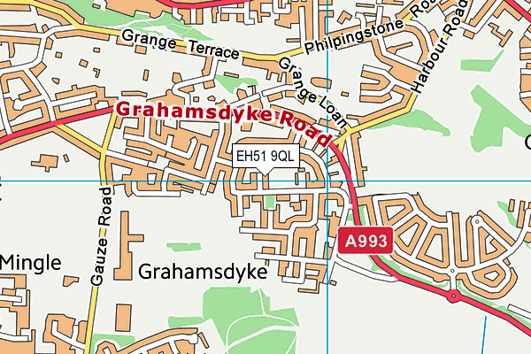 EH51 9QL map - OS VectorMap District (Ordnance Survey) EH51 9QL map - OS VectorMap District (Ordnance Survey)