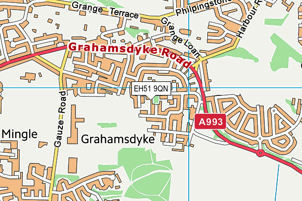 EH51 9QN map - OS VectorMap District (Ordnance Survey) EH51 9QN map - OS VectorMap District (Ordnance Survey)
