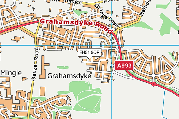 EH51 9QP map - OS VectorMap District (Ordnance Survey) EH51 9QP map - OS VectorMap District (Ordnance Survey)