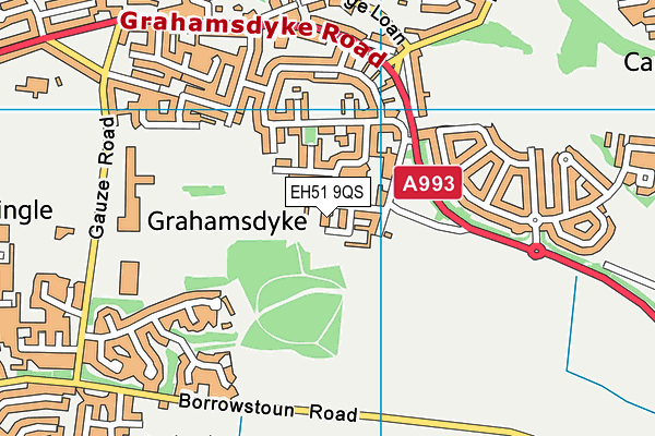 EH51 9QS map - OS VectorMap District (Ordnance Survey) EH51 9QS map - OS VectorMap District (Ordnance Survey)