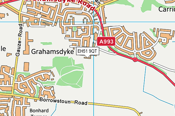 EH51 9QT map - OS VectorMap District (Ordnance Survey) EH51 9QT map - OS VectorMap District (Ordnance Survey)