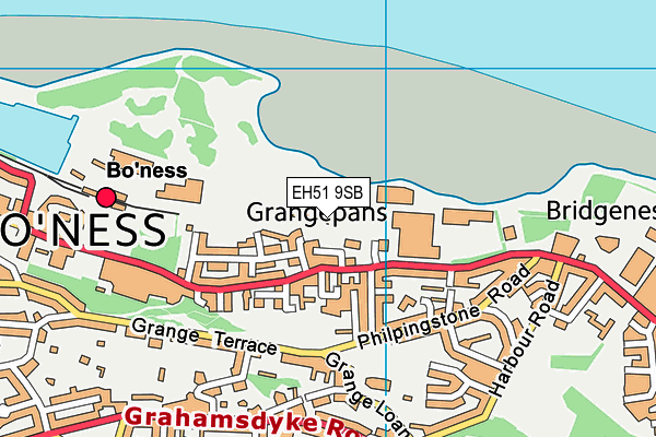 EH51 9SB map - OS VectorMap District (Ordnance Survey)