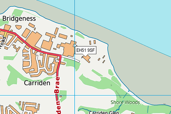 EH51 9SF map - OS VectorMap District (Ordnance Survey) EH51 9SF map - OS VectorMap District (Ordnance Survey)