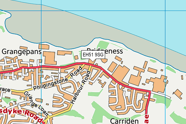 EH51 9SG map - OS VectorMap District (Ordnance Survey) EH51 9SG map - OS VectorMap District (Ordnance Survey)