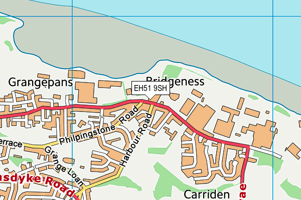 EH51 9SH map - OS VectorMap District (Ordnance Survey) EH51 9SH map - OS VectorMap District (Ordnance Survey)