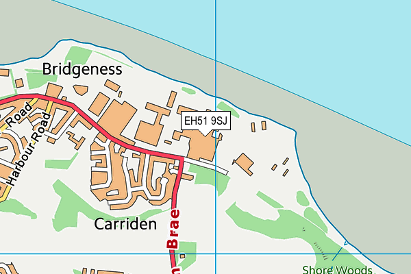 EH51 9SJ map - OS VectorMap District (Ordnance Survey) EH51 9SJ map - OS VectorMap District (Ordnance Survey)