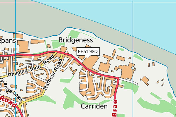 EH51 9SQ map - OS VectorMap District (Ordnance Survey) EH51 9SQ map - OS VectorMap District (Ordnance Survey)