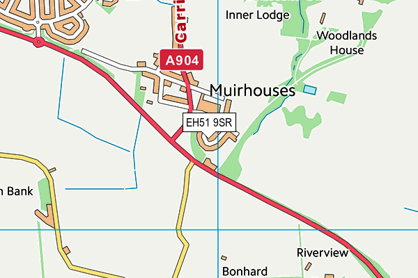 EH51 9SR map - OS VectorMap District (Ordnance Survey) EH51 9SR map - OS VectorMap District (Ordnance Survey)