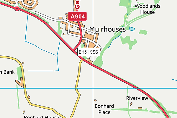 EH51 9SS map - OS VectorMap District (Ordnance Survey)