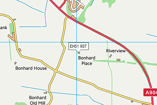 EH51 9ST map - OS VectorMap District (Ordnance Survey) EH51 9ST map - OS VectorMap District (Ordnance Survey)