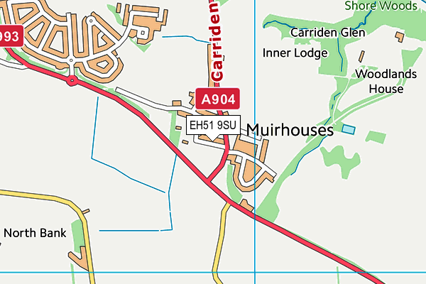 EH51 9SU map - OS VectorMap District (Ordnance Survey) EH51 9SU map - OS VectorMap District (Ordnance Survey)