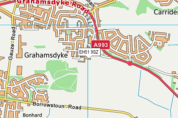 EH51 9SZ map - OS VectorMap District (Ordnance Survey) EH51 9SZ map - OS VectorMap District (Ordnance Survey)
