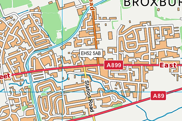 EH52 5AB map - OS VectorMap District (Ordnance Survey) EH52 5AB map - OS VectorMap District (Ordnance Survey)