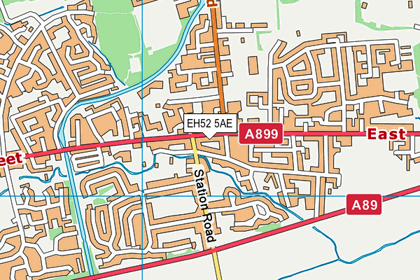 EH52 5AE map - OS VectorMap District (Ordnance Survey) EH52 5AE map - OS VectorMap District (Ordnance Survey)