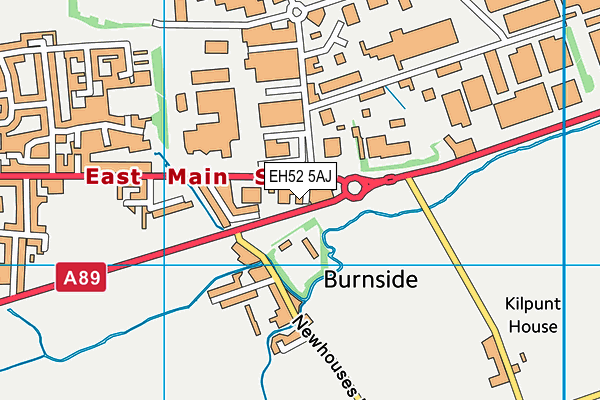 EH52 5AJ map - OS VectorMap District (Ordnance Survey) EH52 5AJ map - OS VectorMap District (Ordnance Survey)