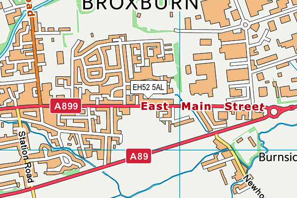 EH52 5AL map - OS VectorMap District (Ordnance Survey) EH52 5AL map - OS VectorMap District (Ordnance Survey)